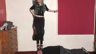 Girl Dances On A Guys Skull