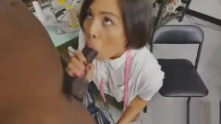 Big black cock in Asian taylors ass