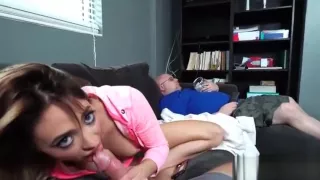 Cute Latina Blows Hard Cock