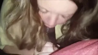 Chunky housewife enjoying a big black cock