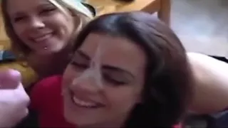 2 Girls Losing A Dare On A Party