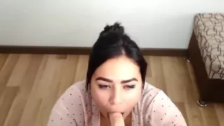 Chubby latina masturbating in kitchen p3