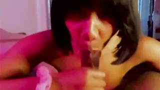 Candace Von Pov Blowjob And Titjob In Fishnet