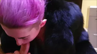 Black Fox Fur Blowjob Furfetish