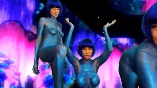 3 Blue Alien Babes! Live Webcam Show