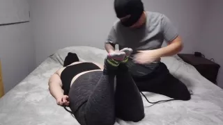 Tied Up Pregnant Neighbor And Fucked Hard