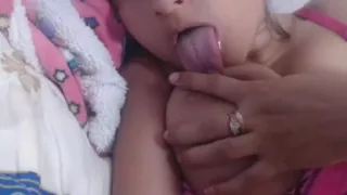 Hot Latin girl plays porn cam