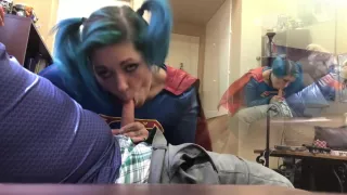 Supergirl fucked by Superman starring Cinnamon Anarchy