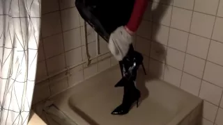 Fully clothed bath in ballet flats with a hidden surprise