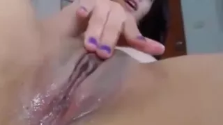 horny wet pussy Google OMBFUN to play hot latina chick is playing with pink toy but only u can control it to pussy cum cream orgasm squirting shake like crazy wow live