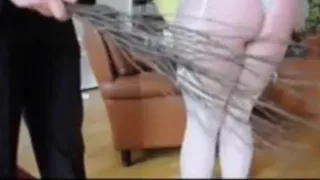 Slutty milf Anita punished with Birch