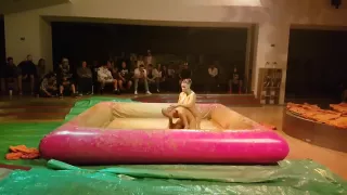 Two woman sexy dance