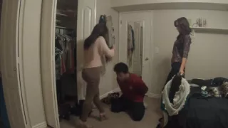 2 Girls, Jewish kid-old video Ballbusting