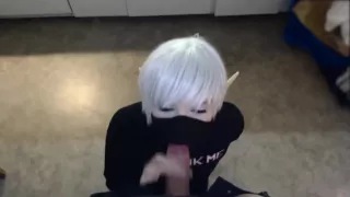 cute little teen slut sucks a nice big cock