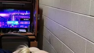 Alexxx swallows a big load