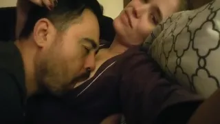 Milk: close-up of a mouthful of breastmilk, nursing, then fucking