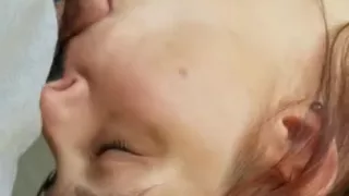 Wife sucking my cock on the back porch