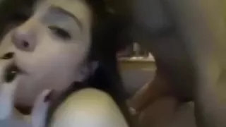 Tasty teen loves it from the rear before being fucked with a