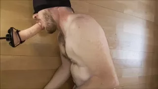 Intense ass fuck, cumshot, cum in ass, a2m for str8 guy by sex machine