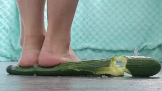 Cucumber Crush to satisfy your Foot Fetish