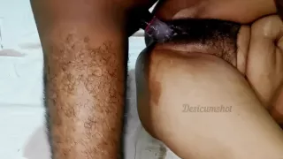 Horny Indian Housewife Fucking Like Slut With Hard Condom Wearing Cock