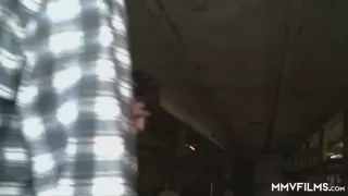 German ginger gilf enjoys a Countryside slammed