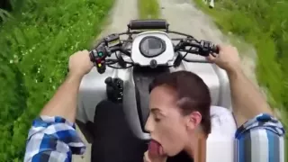 Hiker Blowjob on a Quad - Ashlynn Taylor