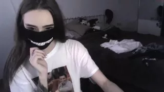 Cory big black dildo show