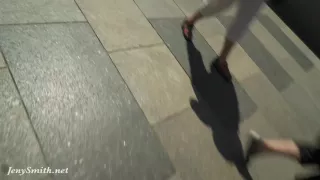 Public ass flashing by Jeny Smith in Cologne