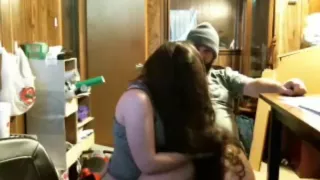 Long Haired Brunette Hairjob, Long Hair, Hair