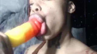 Creamyexotica suck dildo