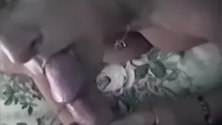 Mature blonde rubs a load in