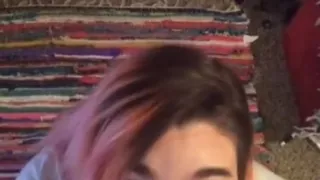 Ridley Gets On Her Knees