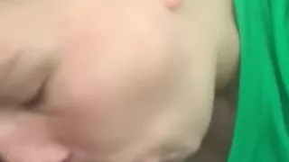 Sucking Daddys Big Black Cock