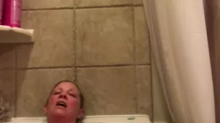 MILF getting off in Jacuzzi.