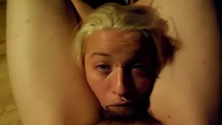 PervyPixie headlocked with Cock in Throat