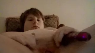 Bbw fucks and rubs her super tight pussy