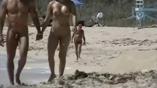 Exquisite nude beach voyeur spy cam video