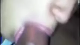 Indian slut sucks fat hairy cock in pov