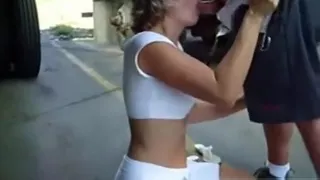 Bear sucked off by stranger