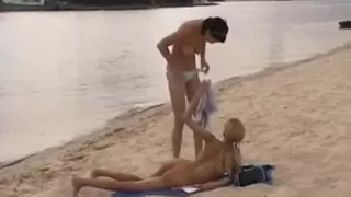 Teen girls on nude beach