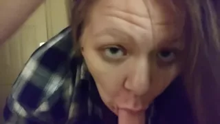 POV Daddys kitten throat fucked