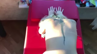 Romantic sex with loud screams, cat surprise and real orgasm