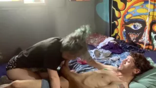 tiny teen peaches deepthroats dick like a pro