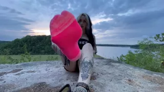 Hawt Blonde Milf In Foot Fetish Tube Scene