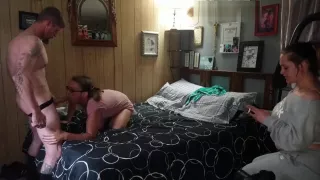 Her Teen Friend Stayed The Night To Watch Her Get Fucked[full Video]