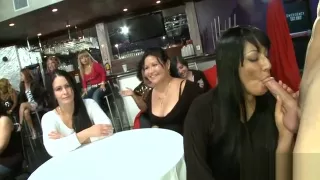 Racy and rowdy orgy party