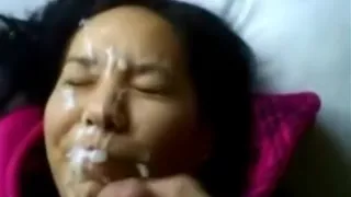 Amateur Girlfriend Full Blowjob With Facial Cumshot