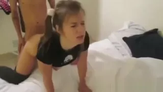 Amateur - Cute Skinny Teen Fucked & Facialised Mmf Threesome