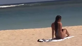 Voyeur Films Busty Asian Chick In A String Bikini - AsianGFVideos